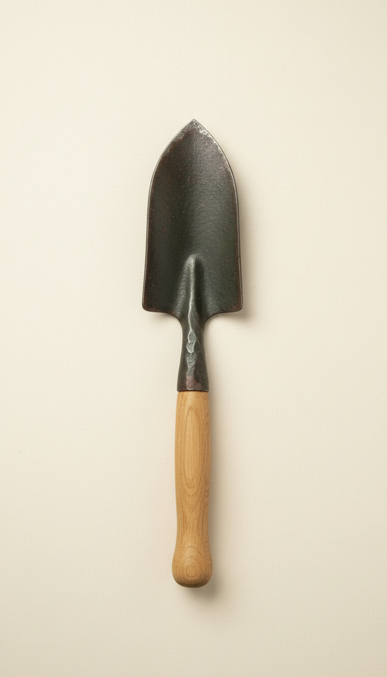 Hand-Forged Garden Spade With Ash Handle
