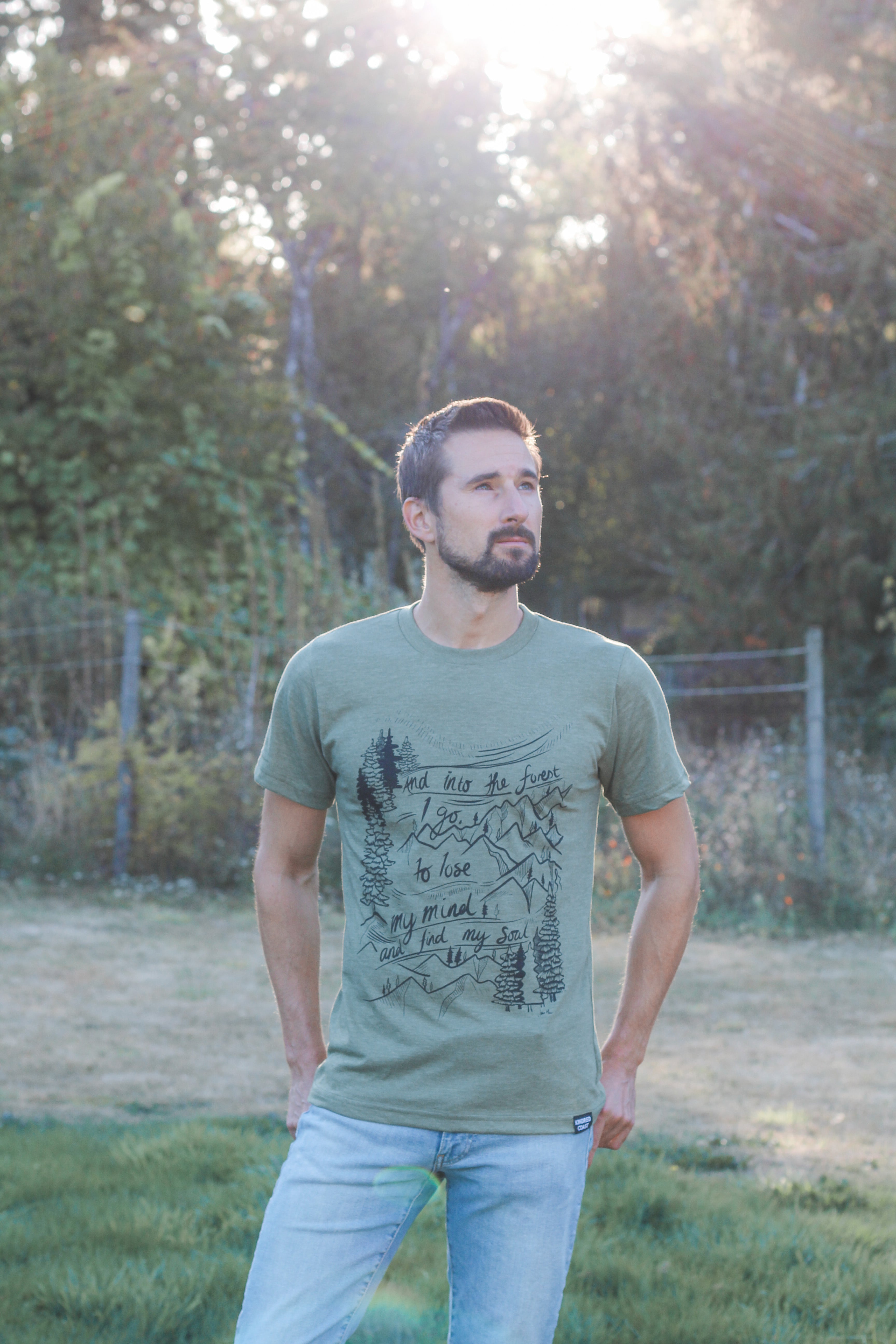 INTO THE FOREST - Unisex Eco Tee
