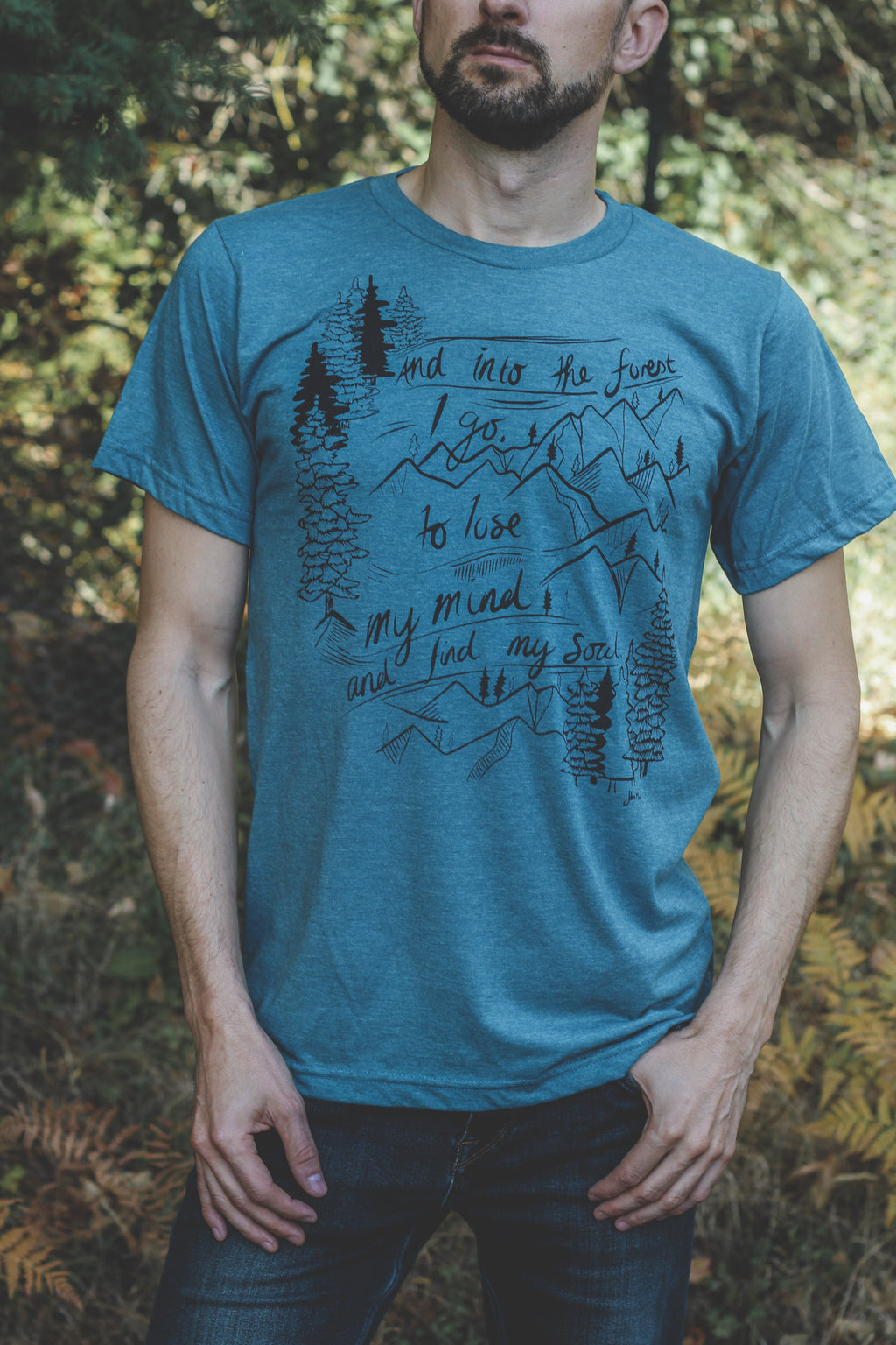 INTO THE FOREST - Unisex Eco Tee